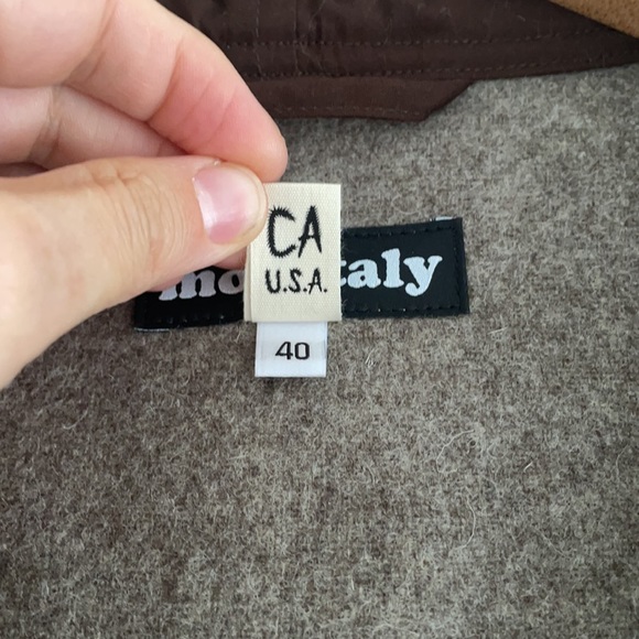 Monitaly Czech Wool Coat - Size 40 - Picture 4 of 6